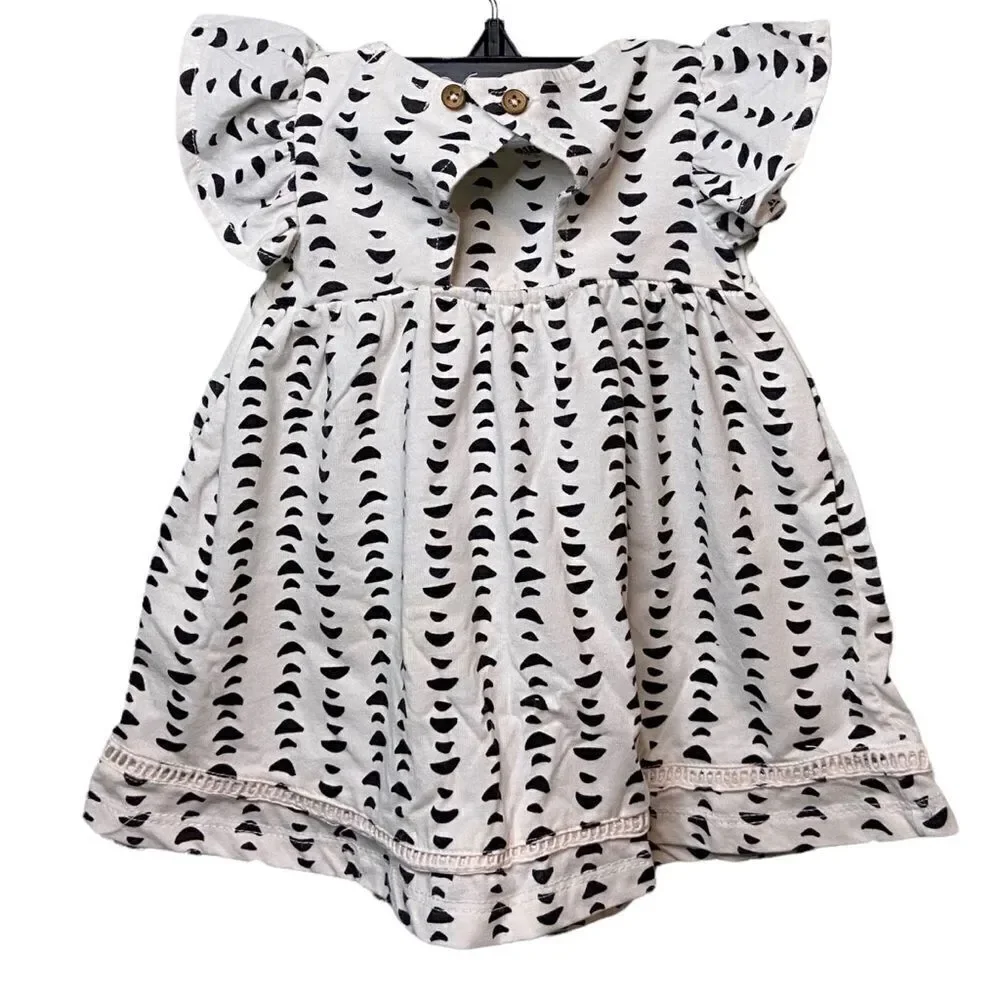 Jessica Simpson Printed Ruffle Short Sleeve Dress in Size 3-6 Months